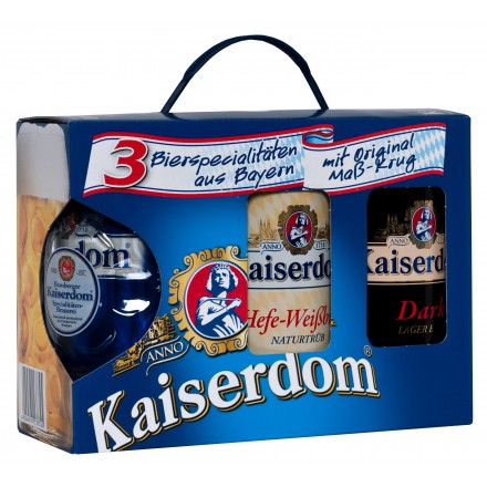 Kaiserdom Kinkekomplekt 4,7%VOL 3X1,0L+ Kann